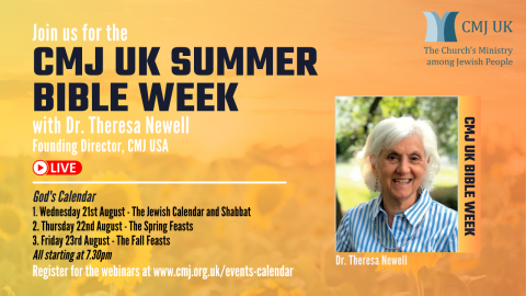 CMJ UK Summer Bible Week with Dr. Theresa Newell and your host, Jane Moxon.